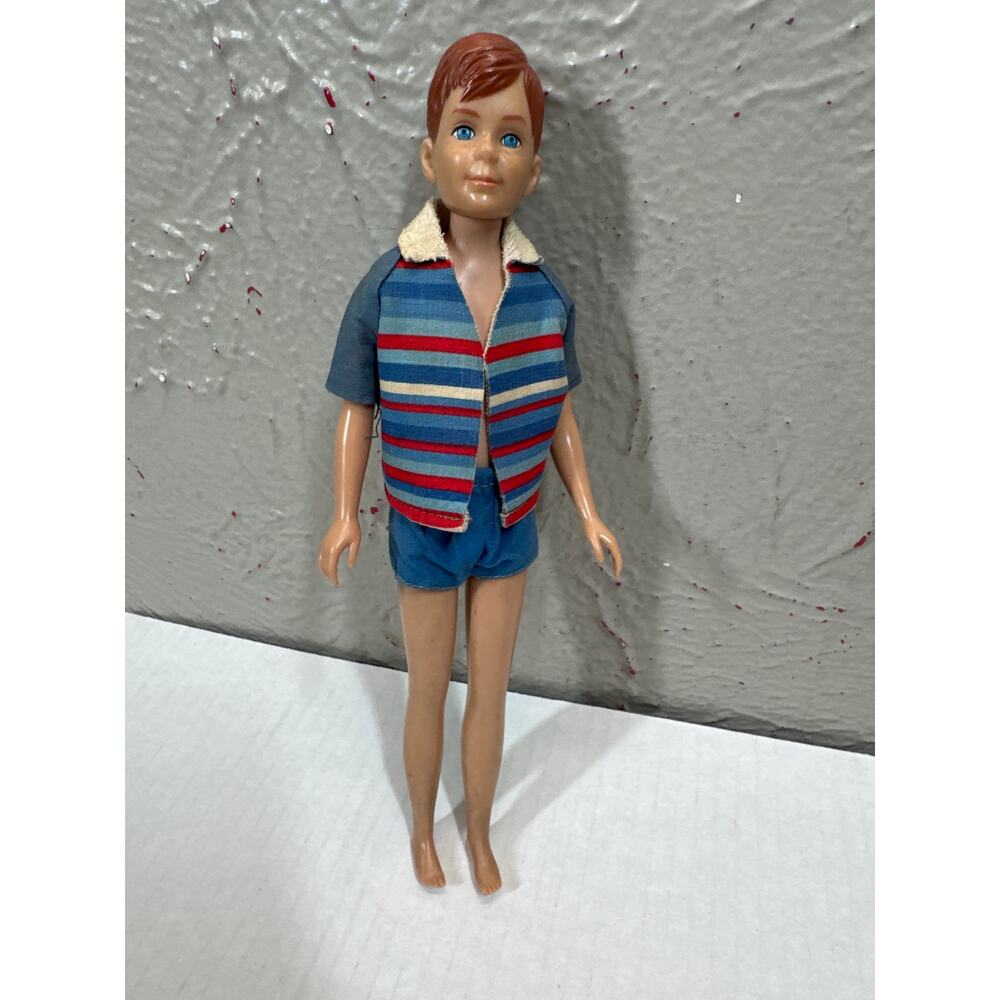 Vintage 1963 Barbie Ricky 9" Doll With Original Clothes Skipper's‎ Friend Mattel